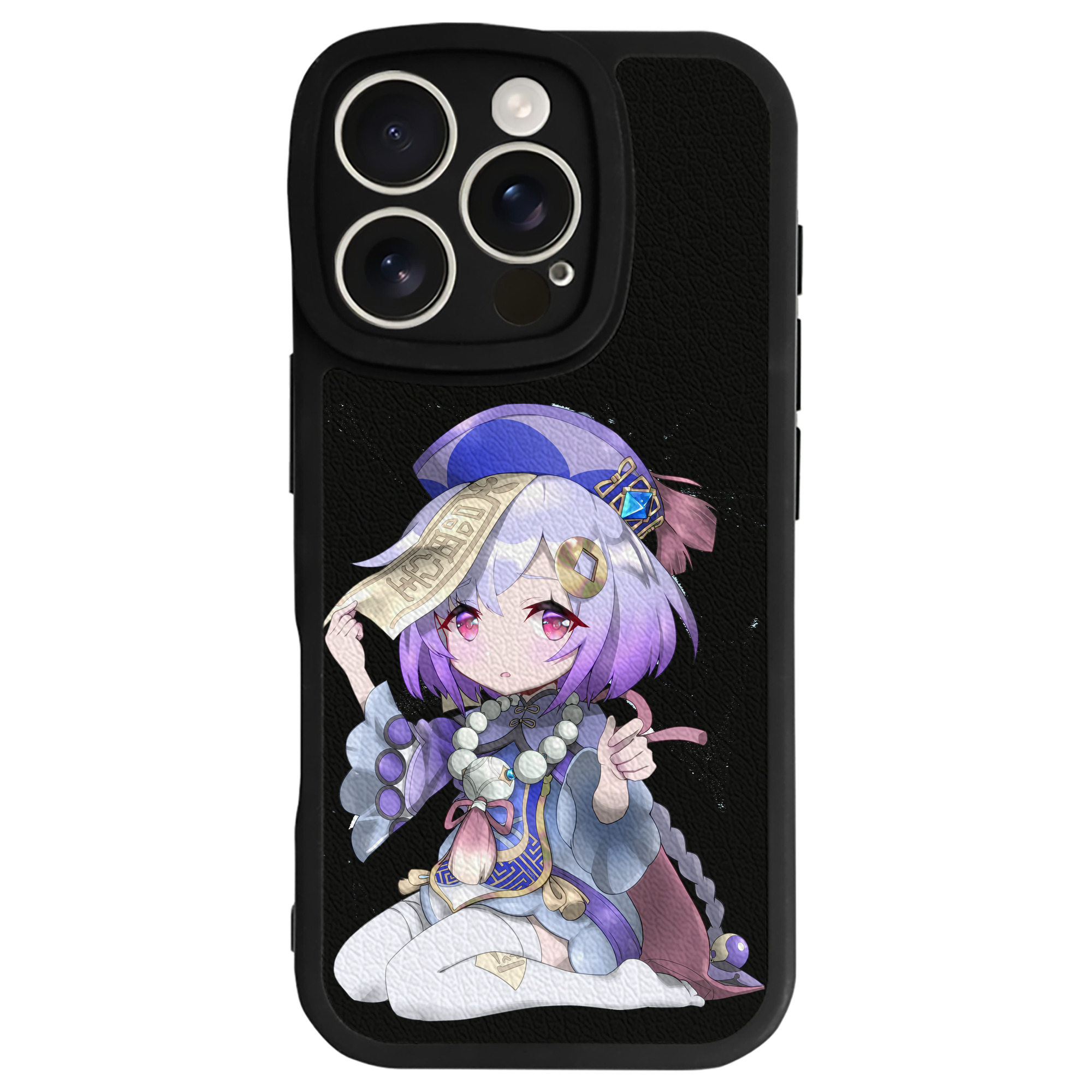 げんし神 七七 なな  genshin Nana 【iPhone 16シリーズ対応】シリコンスマホケース（レザー調） 材質：シリコン